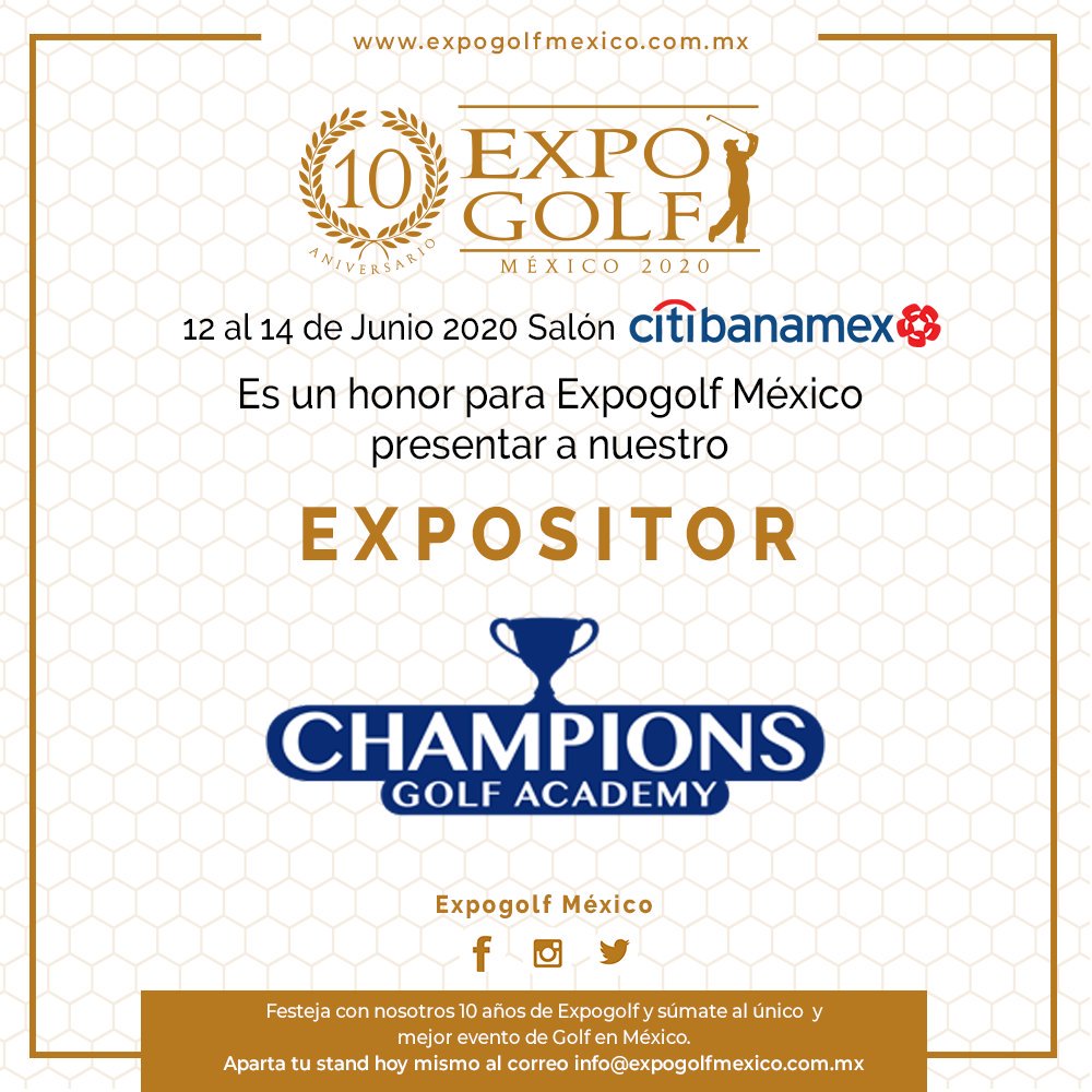 ExpogolfArg's tweet image. Te presentamos a los primeros participantes de la #ExpogolfMéxico #Expogolf2020 ⬇⬇ 
bit.ly/2qiL1Z1
