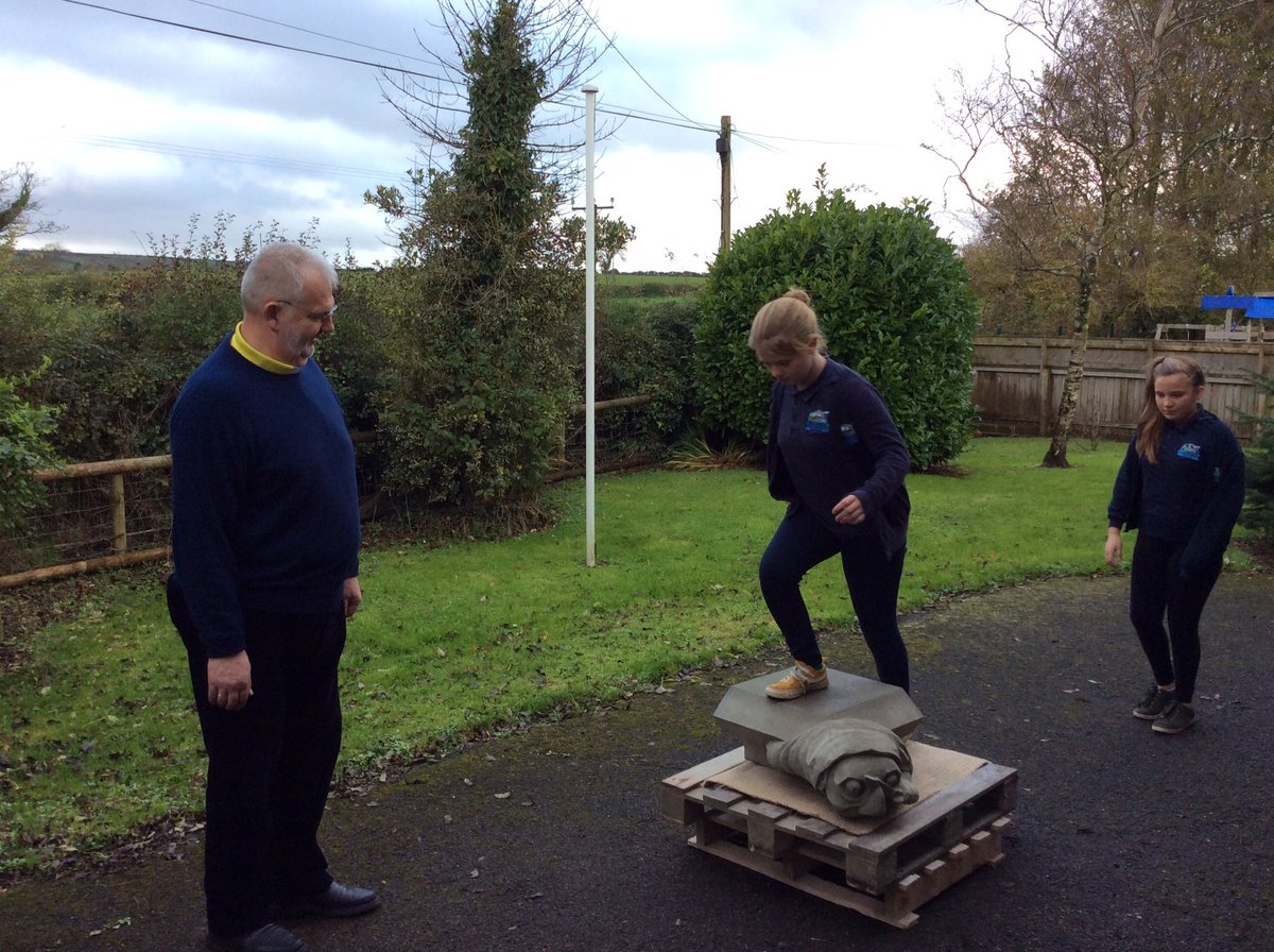 We had an interesting visitor into school this morning! Thank you to Reverend Robb and Oliver Coe for bringing the Gargoyle into school, the pupils enjoyed the opportunity to jump over it before it goes on top of the church tower.