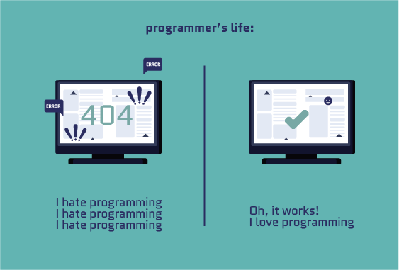 CTechWorks's tweet photo. We can understand you, don't worry. Despite everything, we still love you! 😍 #CTechWorks #JoinInMotion #programmerslife #programmer #programmerhumour https://t.co/52wxV8dz0x