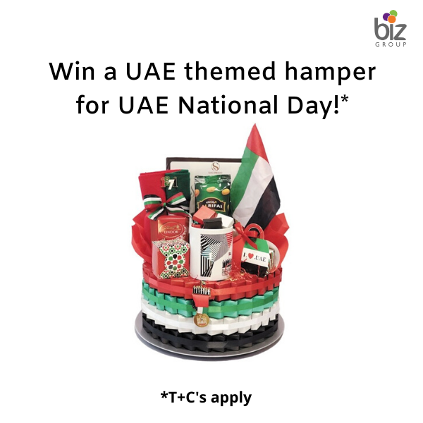 WIN A UAE THEMED HAMPER FOR UAE NATIONAL DAY! To be in the chance of winning: FOLLOW US on Twitter, LIKE &amp; RETWEET this post and REPLY with one thing you love about the UAE. hubs.ly/H0lDJbD0 #uaenationalday #nationalday #competition #hamper #bizgroup