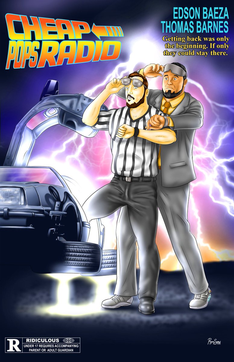 Cartoon_U's tweet photo. I finished this one a few months ago, but couldn't post it until now. Definitely one of my faves. #cheappopsradio #cheappops #backtothefuture #bttf #retro #comedy #podcast #customartwork #customart #digitalart #art #commissions #commissionsopen #houstonartist #CartoonU https://t.co/4YarVN0RQa