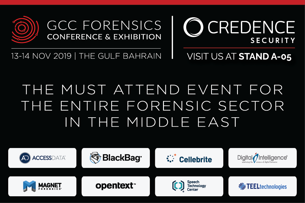 CredenceSecure's tweet photo. Visiting @gccforensic this year, come drop by our stand &amp; meet the leaders in the #forensics industry @AccessDataGroup @blackbagtech @Cellebrite_UFED @DigitalIntel @MagnetForensics @OpenText @SpeechProUSA @teeltech https://t.co/pZZ0pevFJN #digitalforensics #GCCForensics https://t.co/wStkA6wWZe