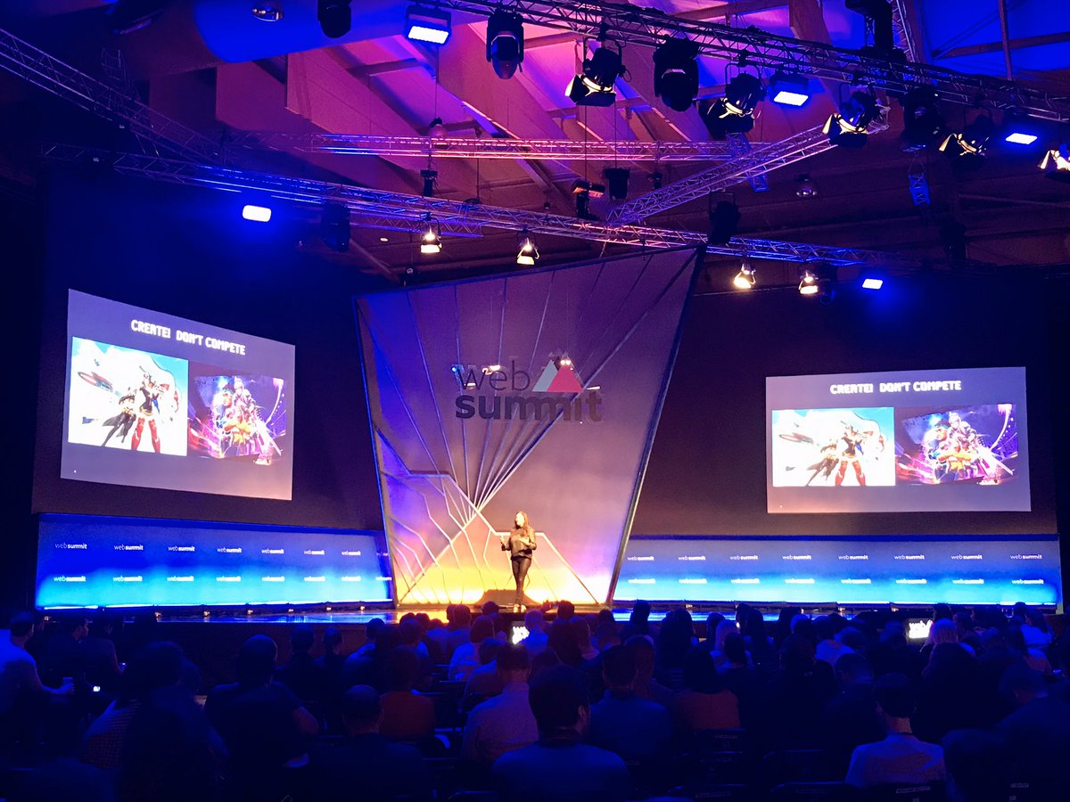 kathrinjansing's tweet photo. So far @websummit's much more than tech - from passionate European @MichelBarnier to Sports Icon/Entrepreneur @Klitschko and strong female leaders like Kristen G. Dumont @MachineZone. Too much to experience, but @SimoneHildebr and me keep trying! https://t.co/Lu5CgDL87k