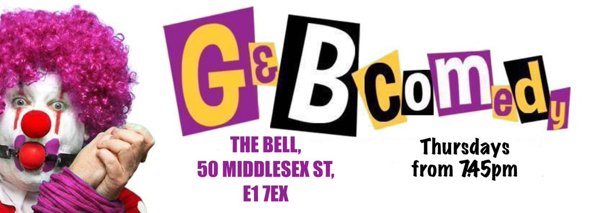GABcomedy's tweet photo. This Thursday is G&amp;B's LGBT Comedy night at @GoodJudysLDN with a cracking line-up including @QTPiK8 @Kgarmanslund @dmatthewscomedy @AliMacfarlan and Dick Denham.

#comedy #LGBTComedy #LGBT #LiveComedy #standup #standupcomedy #Aldgate #MAGIC #ThursdayComedy #GoodJudys #LGBTQ https://t.co/hB9nPqrVh3