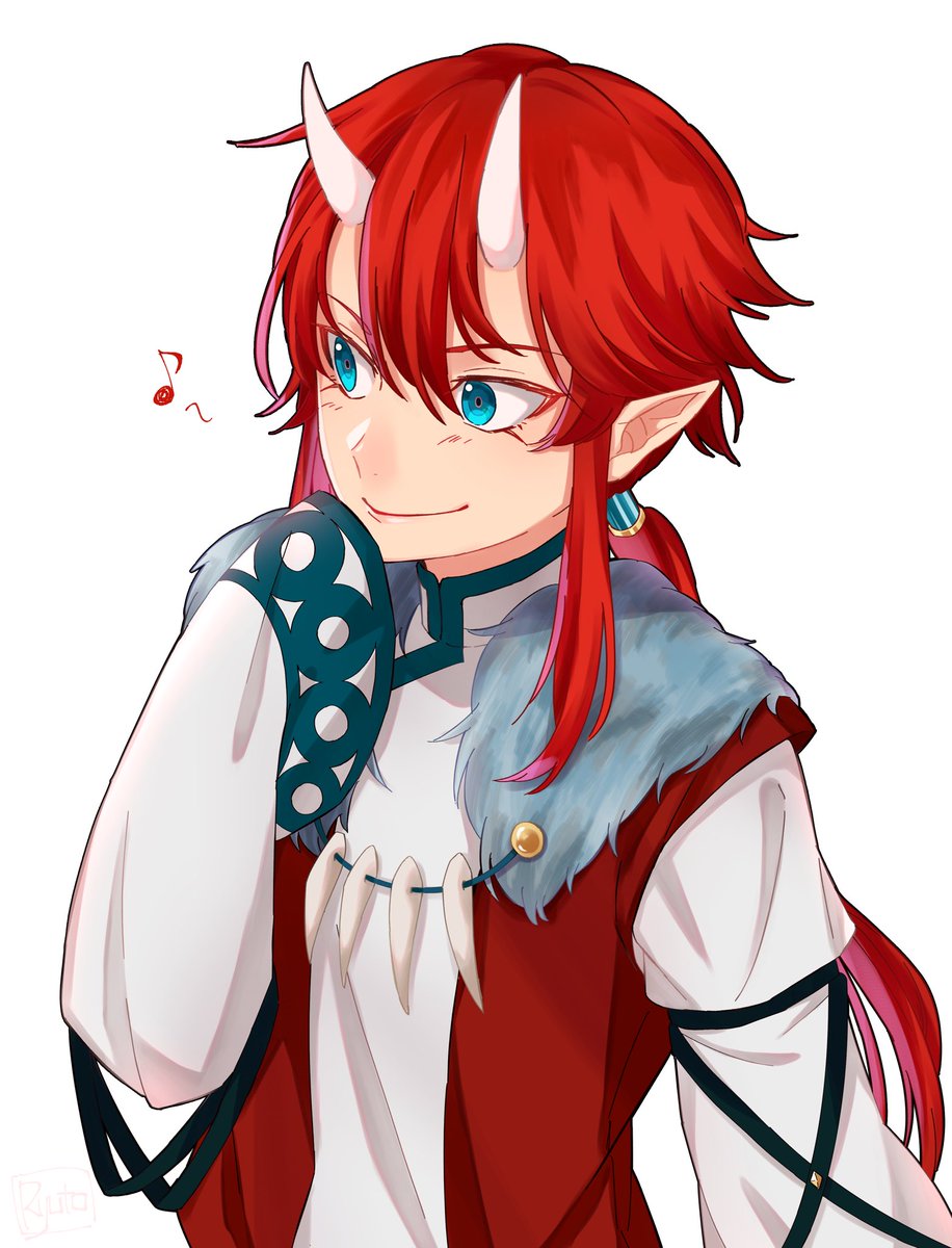 赤毛を愛そうの日なのでお宅の赤毛キャラ見せてください うちの赤毛っ子も見てって 竜斗のイラスト