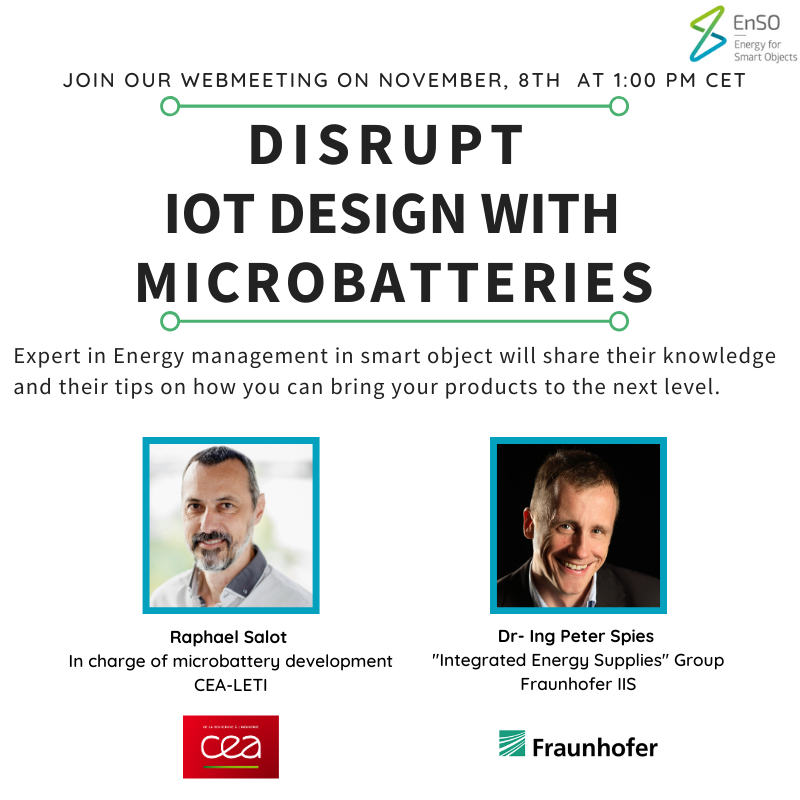 BlumorphoSAS's tweet photo. Benefit from the knowledge of our experts in #energymanagement in smart devices during our open web-meeting on November, 8th at 1:00 PM CET. 
Click here to register: https://t.co/uysQ7Wj5VV  

#IoT #disruption @EnSO_ECSEL @CEA_Leti @FraunhoferIIS @CNRS @EU_Commission https://t.co/rwjx3rfjlH