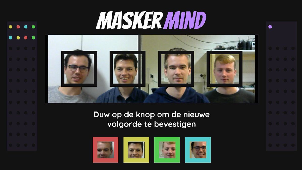 EAVISE - KULeuven (@eavise_kuleuven) on Twitter photo Tijdens de <a href="/dagvdwetenschap/">DagvandeWetenschap</a> komt <a href="/EAVISE_KULeuven/">EAVISE - KULeuven</a> met een nieuwe attractie naar buiten: #MaskerMind! Wat doet een neuraal netwerk met je gezicht en hoe vormt jou gezicht de sleutel tot de oplossing? Ga samen de uitdaging aan en probeer de code van #MaskerMind te kraken! Tijdens de <a href="/dagvdwetenschap/">DagvandeWetenschap</a> komt <a href="/EAVISE_KULeuven/">EAVISE - KULeuven</a> met een nieuwe attractie naar buiten: #MaskerMind! Wat doet een neuraal netwerk met je gezicht en hoe vormt jou gezicht de sleutel tot de oplossing? Ga samen de uitdaging aan en probeer de code van #MaskerMind te kraken!