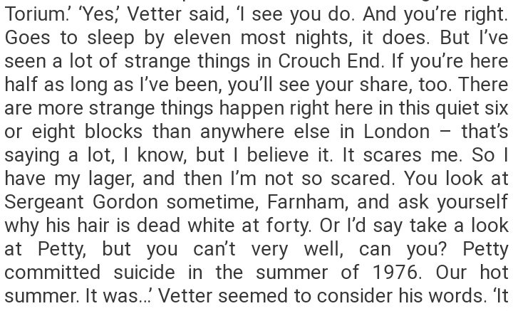 Stephen King Crouch End