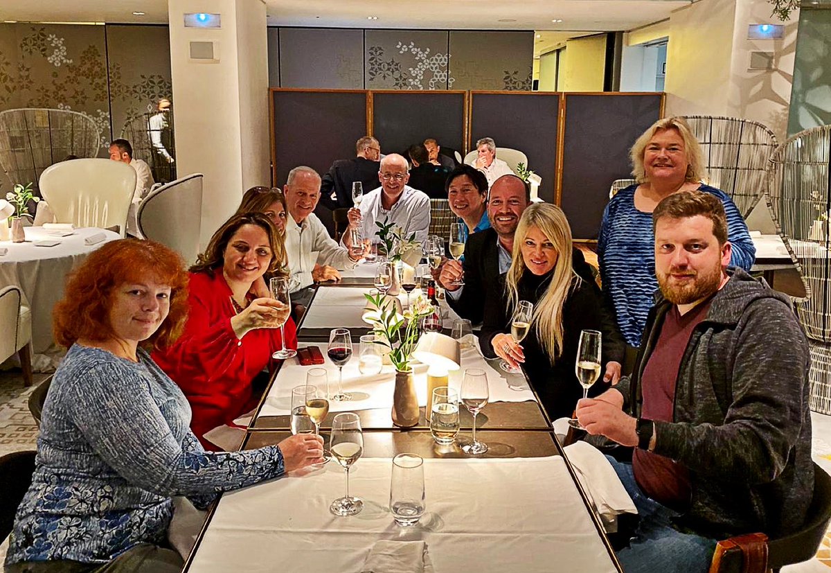 will_maushardt's tweet photo. Enjoying a great dinner in Barcelona with the Blockchain team @VMworld https://t.co/TVa4ciA5a8