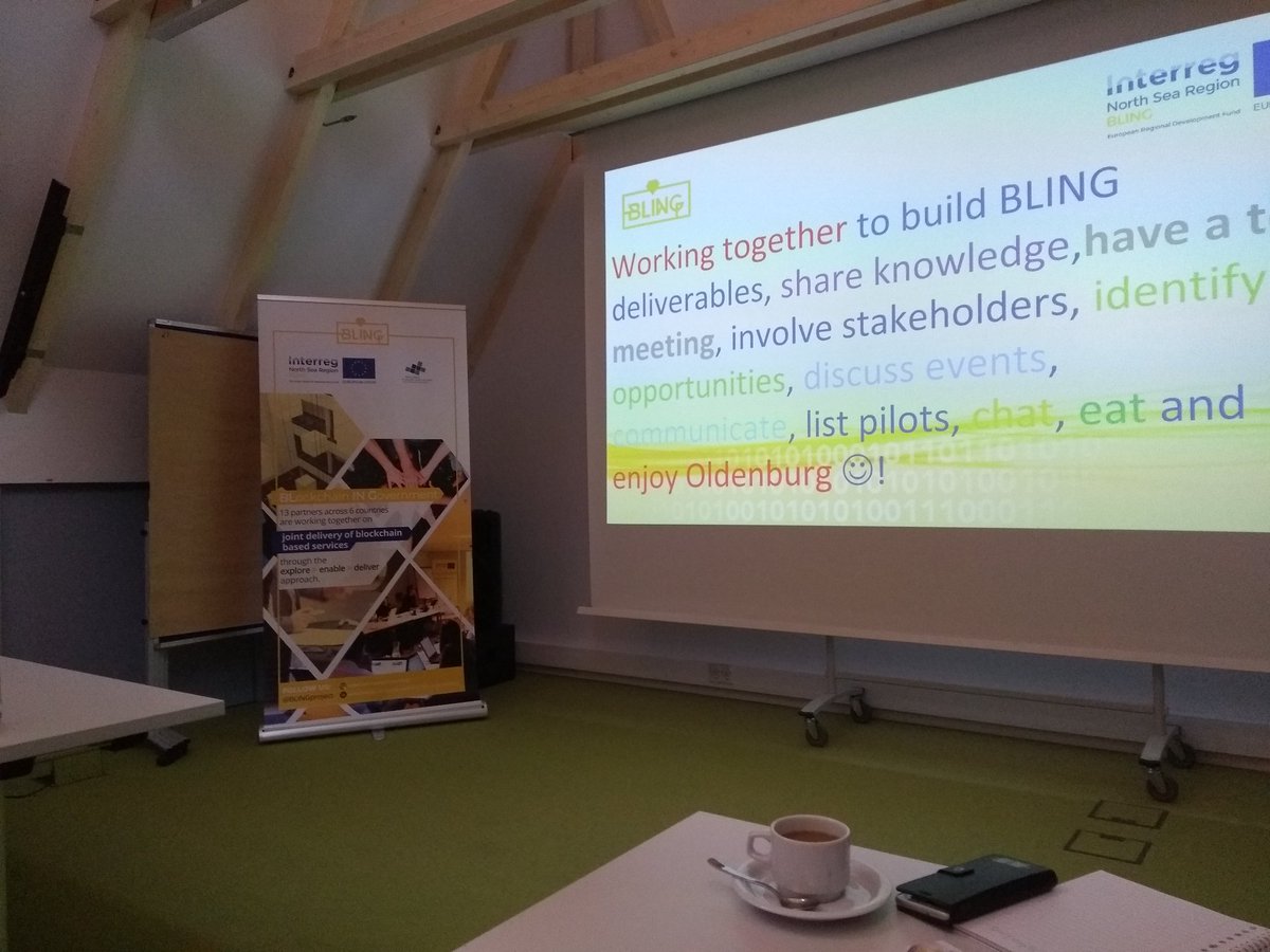 BLINGprojectNSR's tweet photo. And we're off again! A day filled with sharing updates, knowledge and develop further cooperation

@NorthSeaRegion https://t.co/W9aLsdF1hW