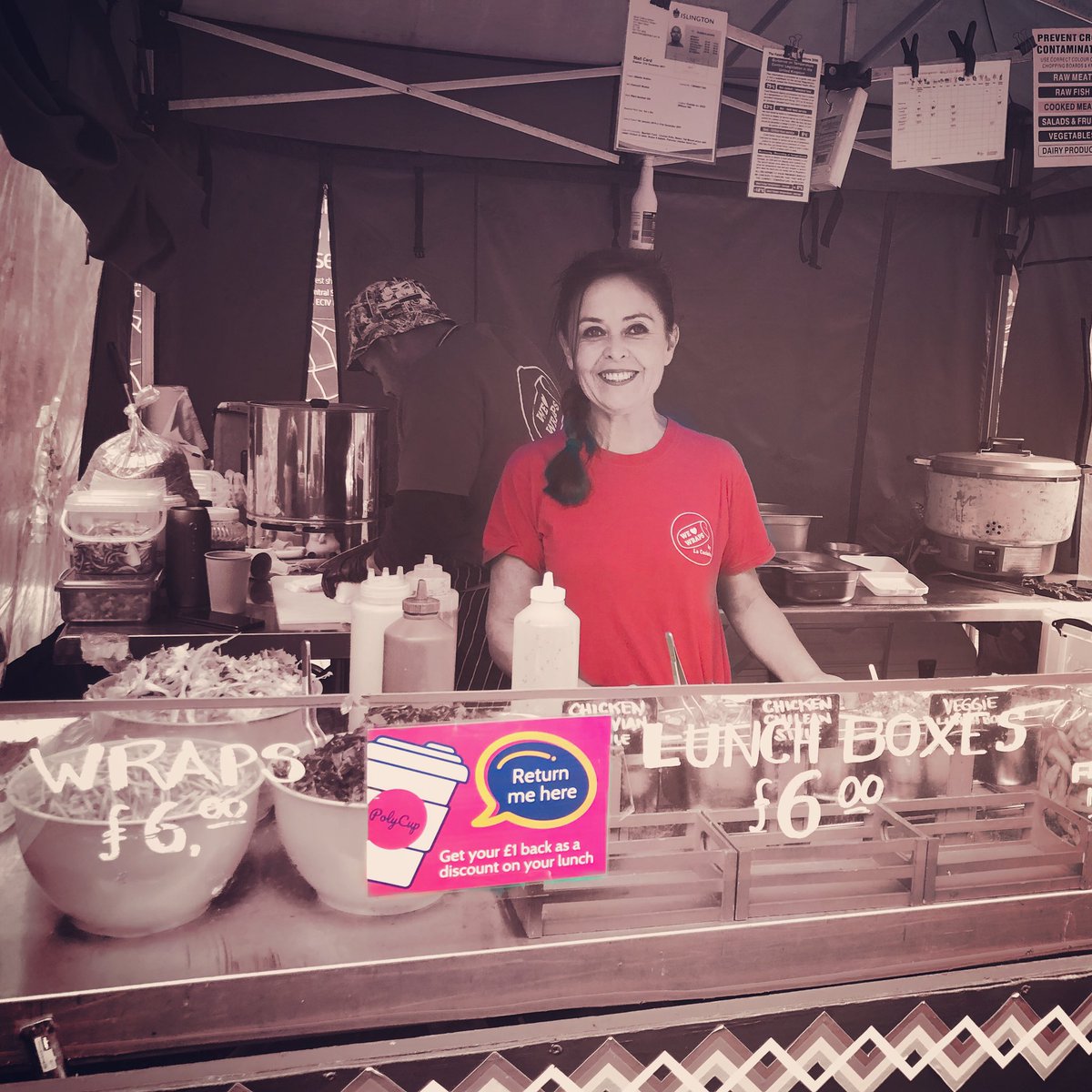 Swap Cups for Wraps at @CocinitaStFood 

Return your PolyCup at #exmouthmarket food stalls and get your £1 deposit back as a discount on your lunch!

#choosetoreuse 
#TuesdayThoughts 
#TuesdayMotivation