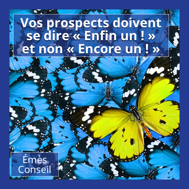 Ne soyez pas comparable pour ne pas être comparé #formation #vente Émès Conseil emesconseil.com
