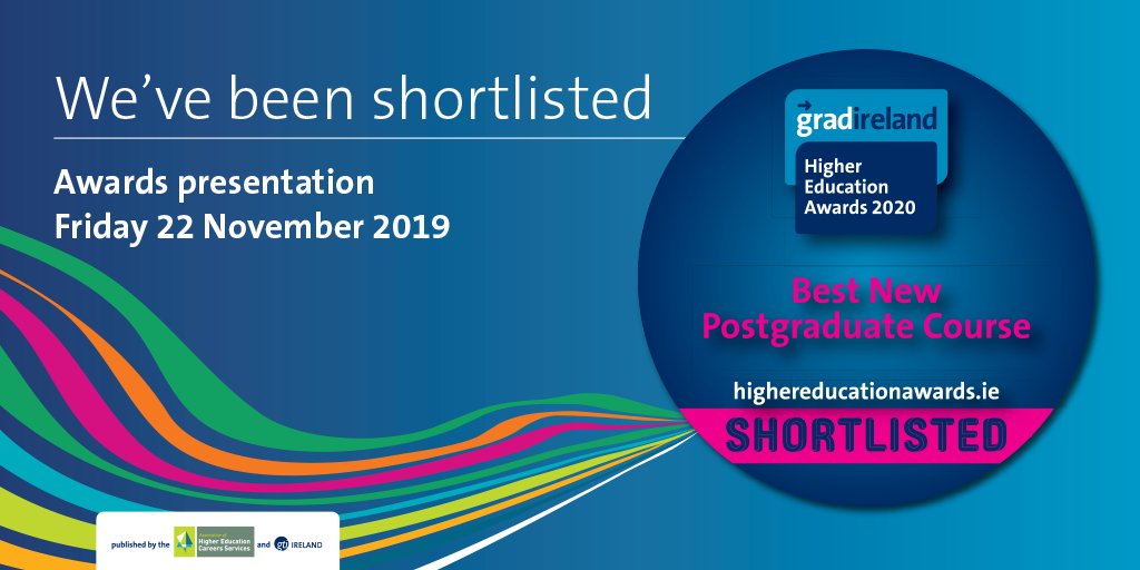 How exciting! The MSc in Cellular Manufacturing & Therapy has been shortlisted for an award for Best New PG Course in Ireland! Come learn more about our programme, the @Reg_Med_NUIG and MSc in #microscopy at today's @nuigalway PG Open Day.