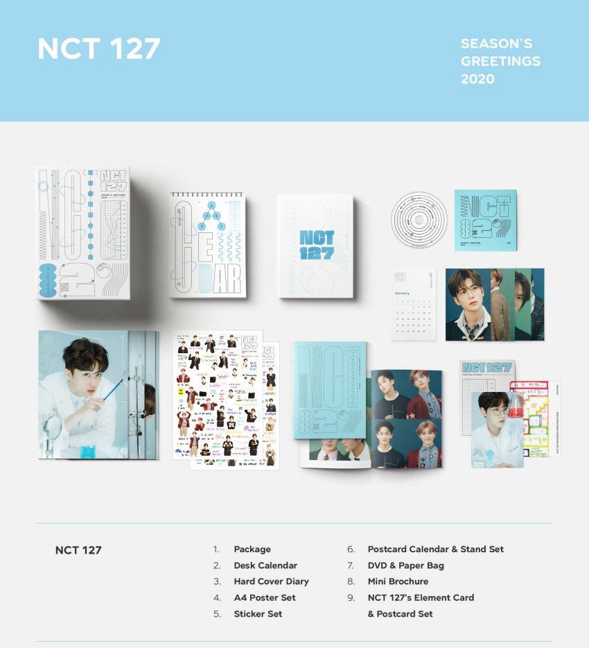 NCT DREAM CENTER on Twitter "191105 NCT 127 SEASON'S GREETINGS 2020