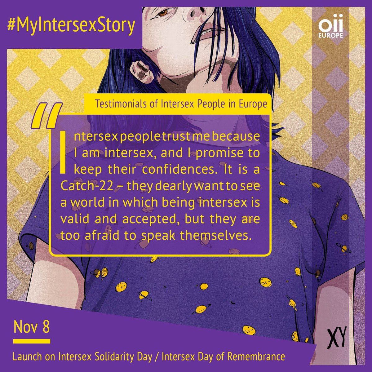 JOIN US in creating visibility of the lived experiences of intersex people by sharing your OWN story with #MyIntersexStory during Intersex Awareness Weeks Oct 26-Nov 8
Check out our campaign website here: ow.ly/2q8G50wWbiF
#intersex #MyIntersexStory #WeAreGolden