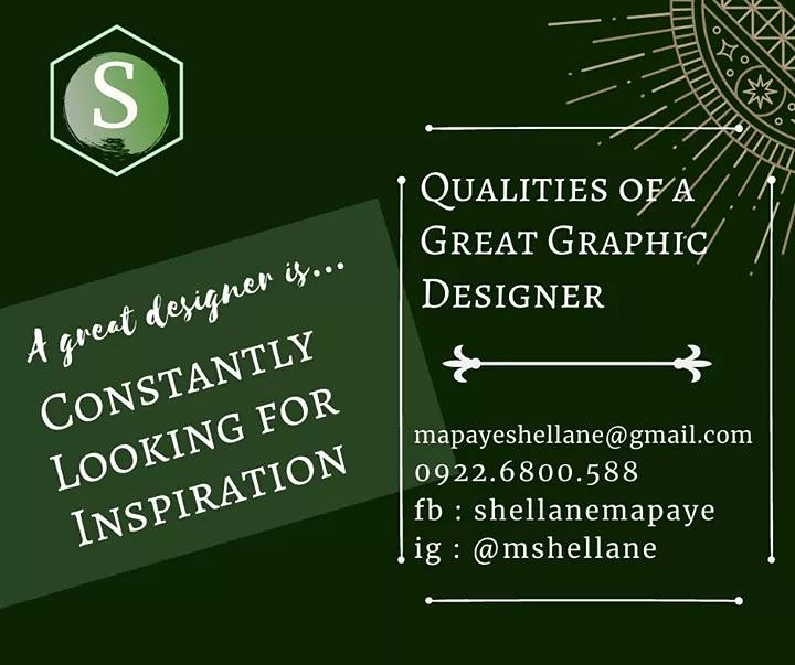 MapayeShellane's tweet image. How to find your inspiration? In graphic design, you always need to be inspired. This means you must broaden your mind to see inspirational works. We must update ourselves on new trends of designs. That's why never be late be updated!