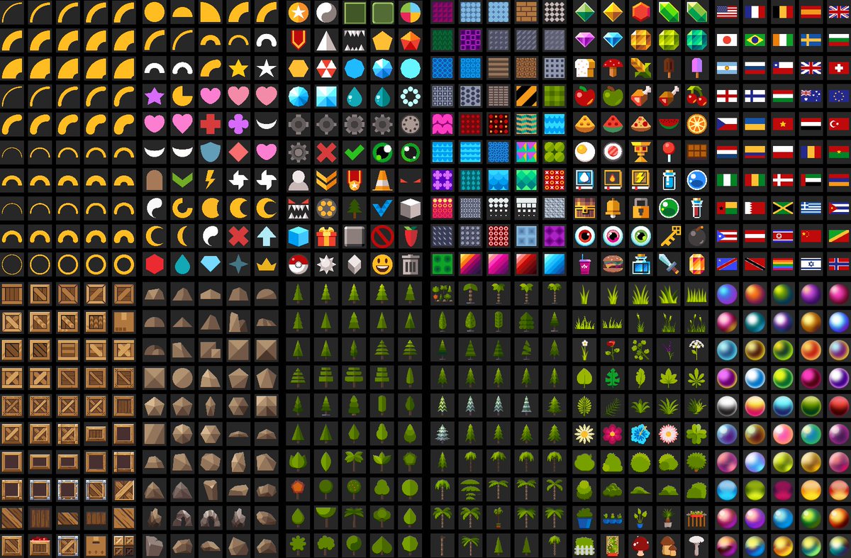 DavitMasia's tweet photo. What #VecMaker Includes ?
โ
Free updates forever
โ
https://t.co/YfFu1uVxPP
โ
1000 Gallery items including:
(RPG items, Crates, Rocks, Trees, Grass, Food, Spheres, Weapons, Icons...)
โ
500 textures (2k resolution)
#vectorart #illustration https://t.co/O8QgZNWAYW