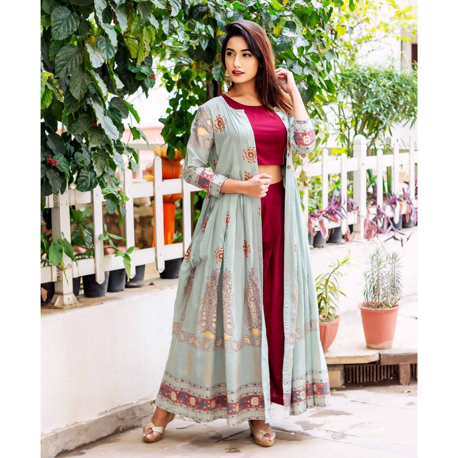 Nushrat Barucha in Nidhika Shekhar – South India Fashion