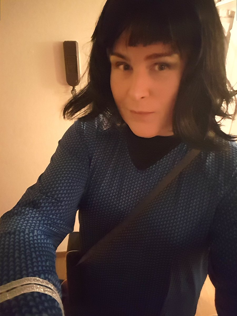 CCP_Lovelace's tweet image. Vulcan logic on Halloween last week #ccplife