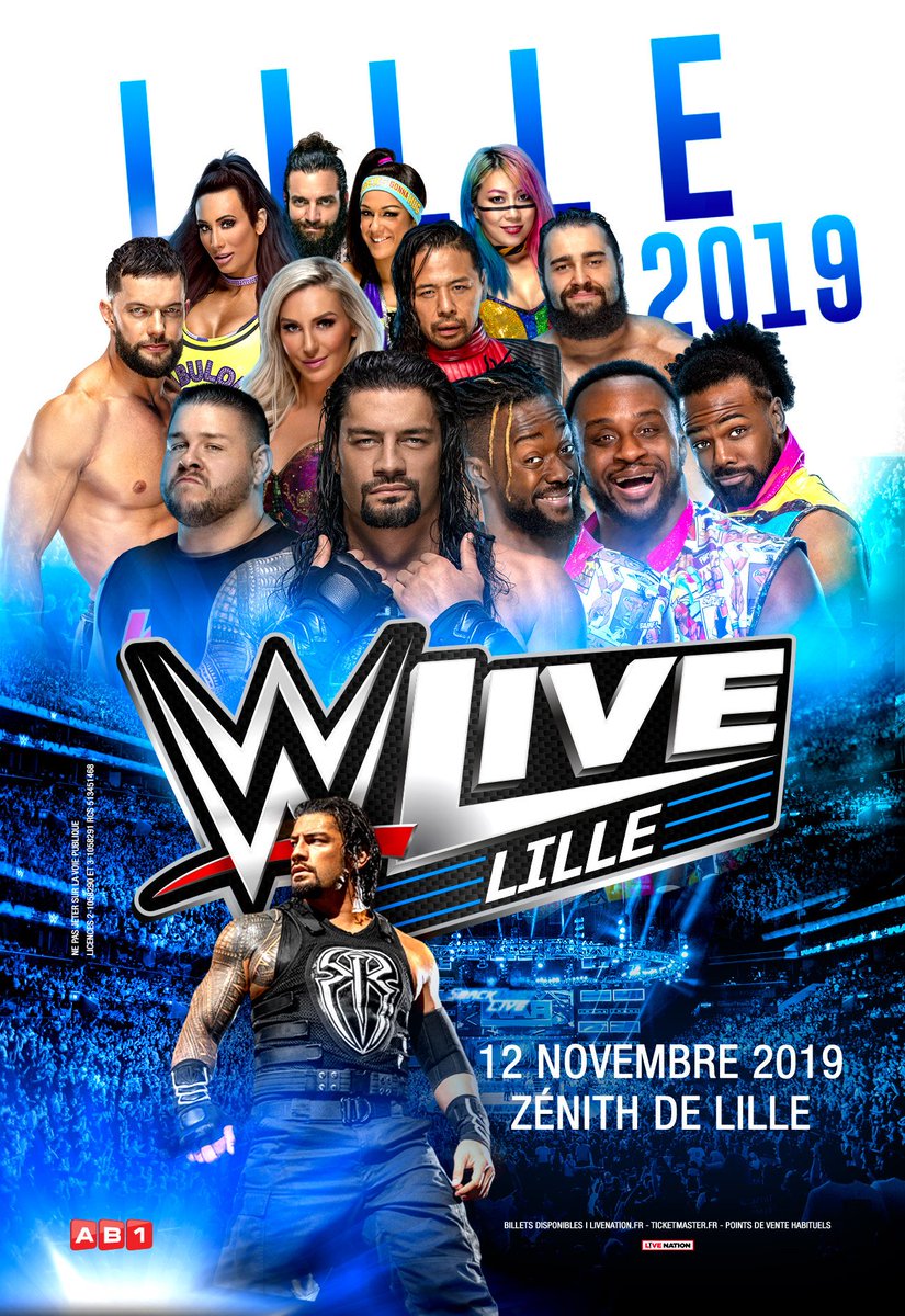 WWEenFrance's tweet image. #WWELille: 1 semaine...

Dernières places ici: ticketmaster.fr/fr/resultat?ip…