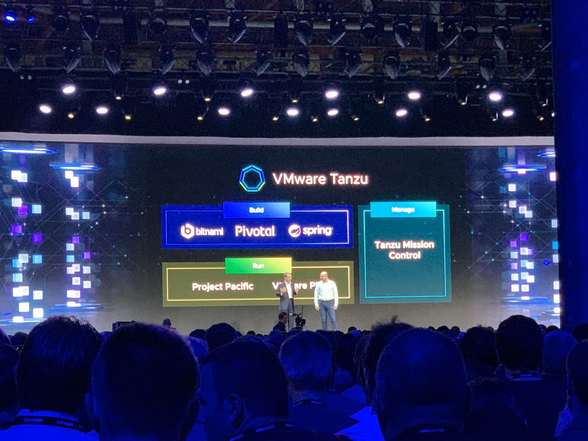 ietanalex's tweet photo. VMworld 2019 in Barcelona just kicked off... great news and sessions upcoming in the next days... #VMworld2019 #MakeYourMark https://t.co/eYFuUlE4PR