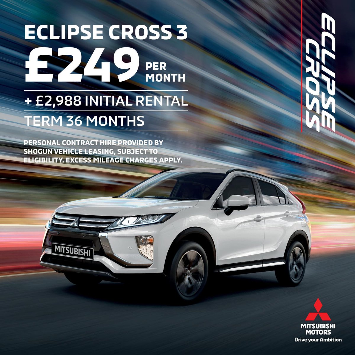 CCRmotorco's tweet photo. Take a look at this incredible offer. Brand New Eclipse Cross! https://t.co/rMfxFUqPns