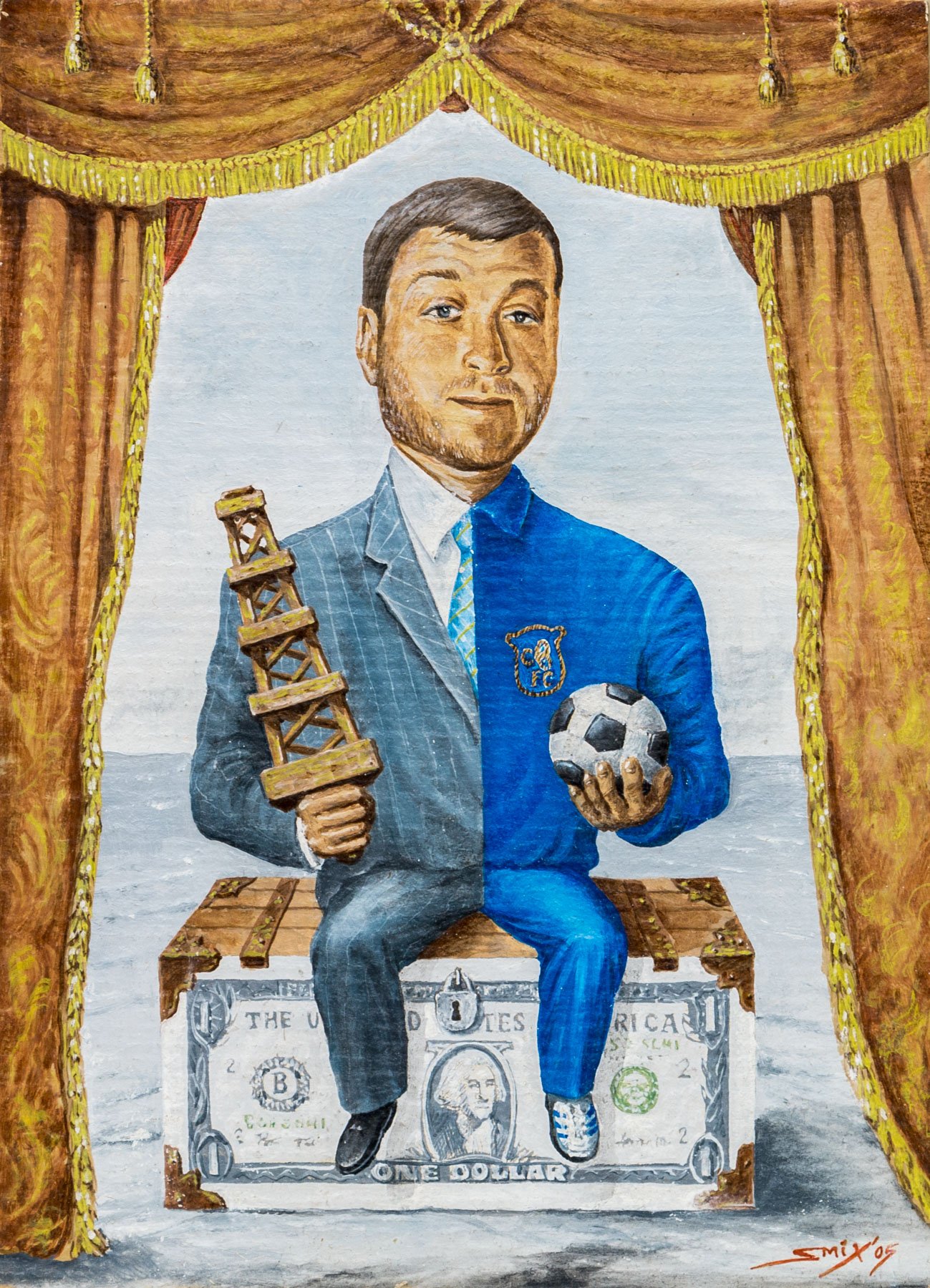 Роман Абрамович шарж