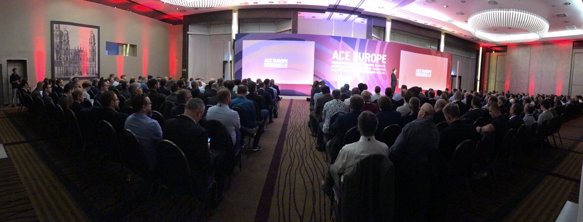 elijdonahue's tweet photo. Kicking off #ACEcon19 with a packed house! https://t.co/J1lloMmBng