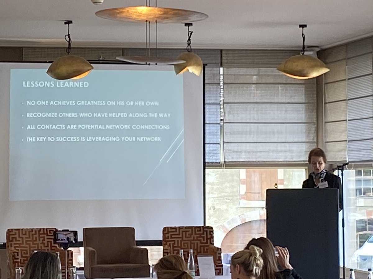 Maylis04's tweet photo. @d_shoemaker, Former Director @EF_Fellows , about women’s success:
« No one achieve greatness on his or her own » / « Recognize others who have helped you along the way » / « All contacts are potential network connections » / « Key to success is leveraging your network » #wlc19 https://t.co/tXc9ETz2ci