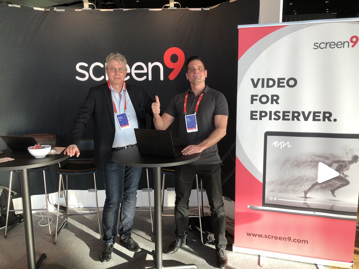 Screen9Official's tweet photo. Ready for Episerver Ascend Stockholm #Ascend2019 https://t.co/p4pCKPQV3P
