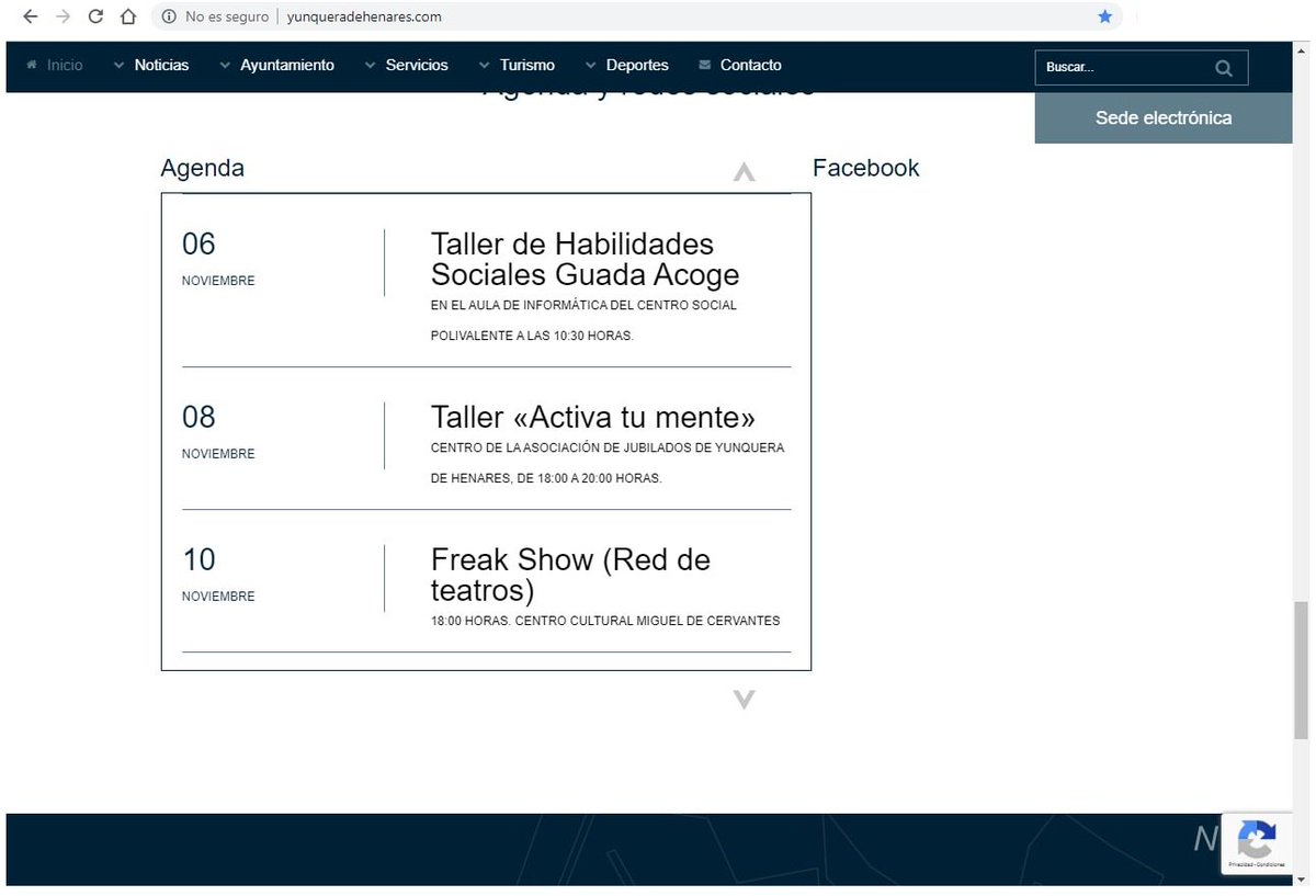 marcayunqueradh's tweet photo. La nueva página web del Ayuntamiento de Yunquera de Henares cuenta con una sección de Agenda dinámica donde se pueden consultar las actividades y eventos programados que se realizan en nuestro municipio. Haz clic en las flechas para ver todos los eventos disponibles. https://t.co/YPV4TDPCr7