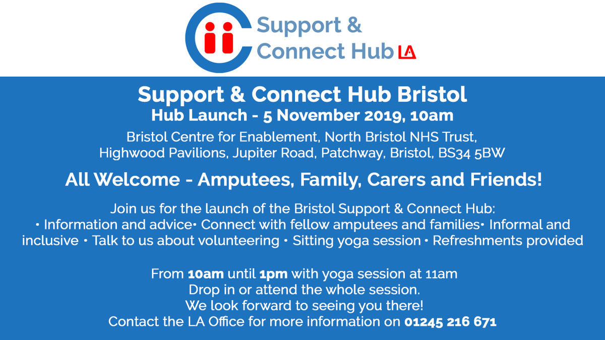 Today is the day!!! Our Bristol Support and Connect Hub is launching later today and we'd love for you to be a part of it. If you're in the area fancy a chat, coffee and maybe a bit of yoga please come on down! For info please get in touch.