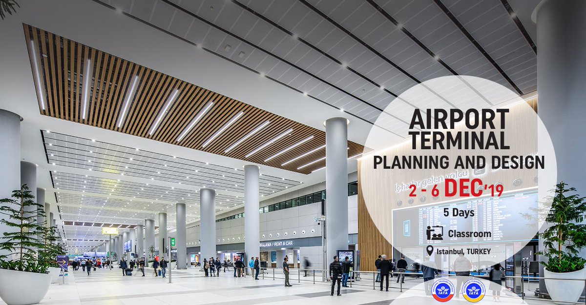 Airport Terminal Planning and Design eğitimimiz size neler sağlıyor? 📌Havalimanı planlama projelerinde yer alma 📌Terminal hizmet gerekliliklerini belirleme 📌Yolcu rahatlığını arttırma 📌 Geliri arttırabilecek altyapı geliştirme @IATA 🔎bit.ly/31GePvm