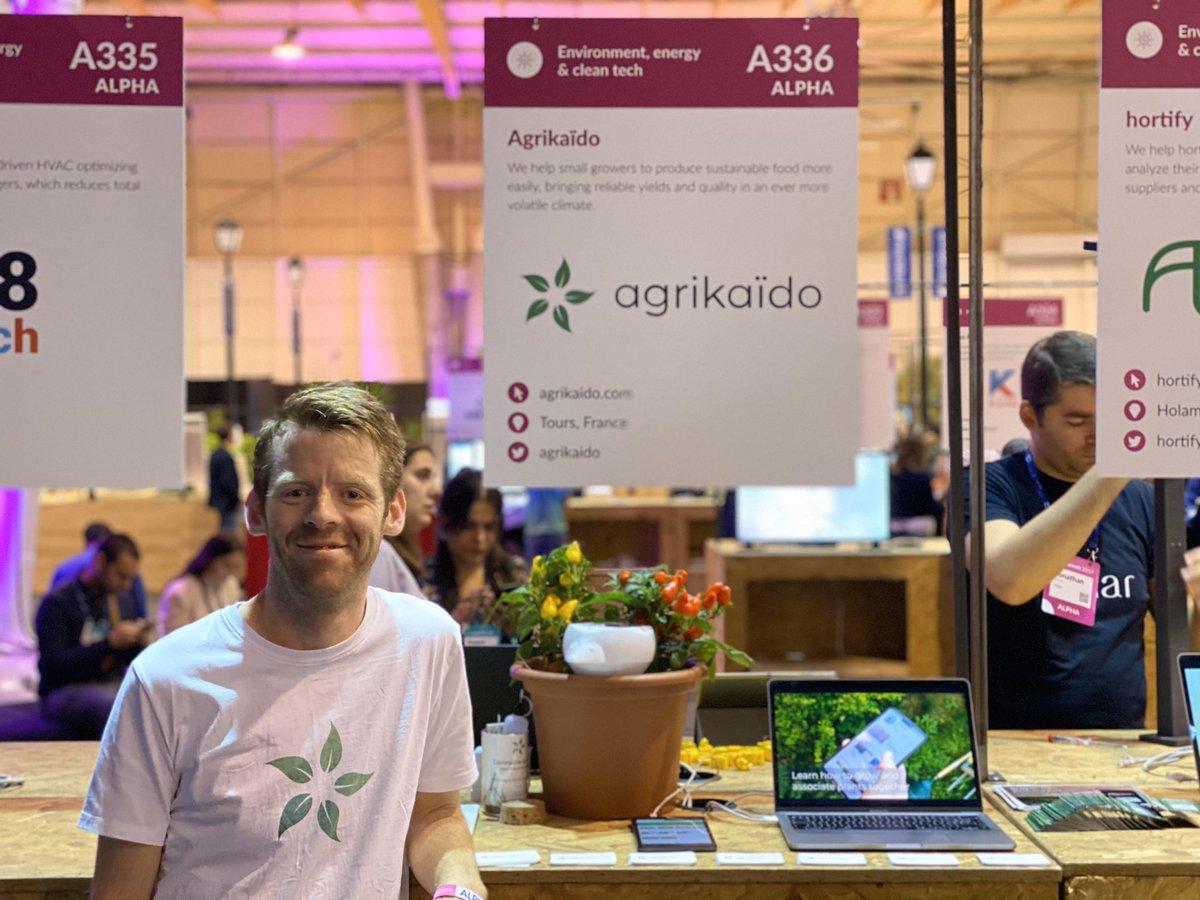 #WebSummit 🌱 Pre-register and get 10% off our crowdfunding campaign in Spring on agrikaido.com