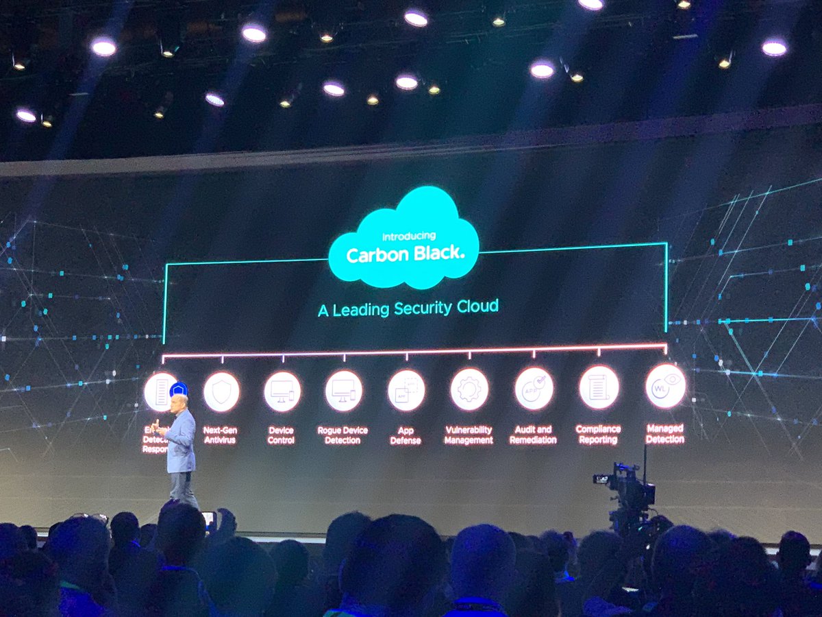 GarethEdwards86's tweet image. So keeping security simple and make it just work without an agent with @vmw_carbonblack and still extending it to your clients and cloud #intrinsicsecurity #vmworld