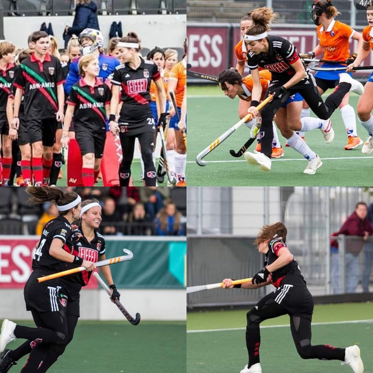 HockeyStyle's tweet photo. 100 goals maakte @Evadegoede voor @AHBCdames1
Haar moeder @riesanderson1 maakte deze prachtige beelden.
Collagewaardig vinden wij. #evadegoede #grandedame #mogul #100goals https://t.co/CfKMpKFmsX