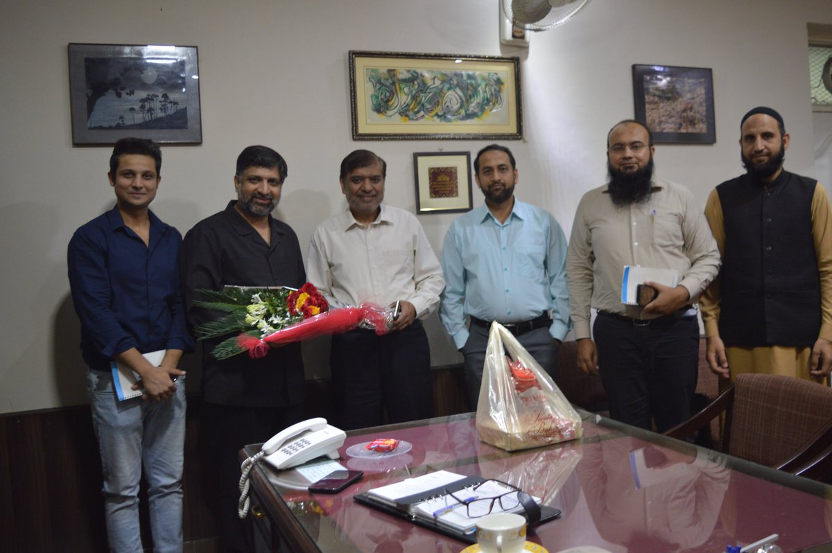 UETKICS's tweet photo. Dr. Waqar Mahmood along with KICS Team Congratulates Dr. Naveed Ramzan for His Appointment as Dean Chemical, Metallurgical Polymer Engineering https://t.co/AAtUV6PlOq

#KICSUET #UET #ChemicalMetallurgicalPolymerEngineering https://t.co/E0Rd7xe0PO
