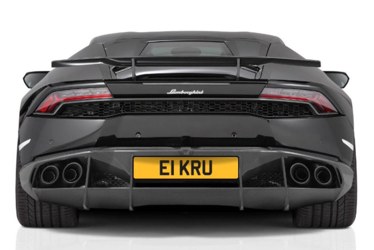 E1 KRU private plate for sale! 

e: info@MrRegUK.com

#SayItWithAPlate 🏎🗯
#MrRegUK