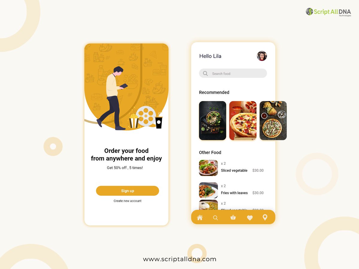 scriptalldnatec's tweet photo. Food Delivery Mobile App Design
(Mobile App Like ZOMATO or SWIGGY)
.
.
.

Contact us: https://t.co/cEGj8uR8R3

#MobileApp #iOS13 #iOS #Android #Android18 #Flutter
#flutterdev #ReactNative #reactjs #Design #Development #UIUX #UI #UX https://t.co/83JPqkUXp5