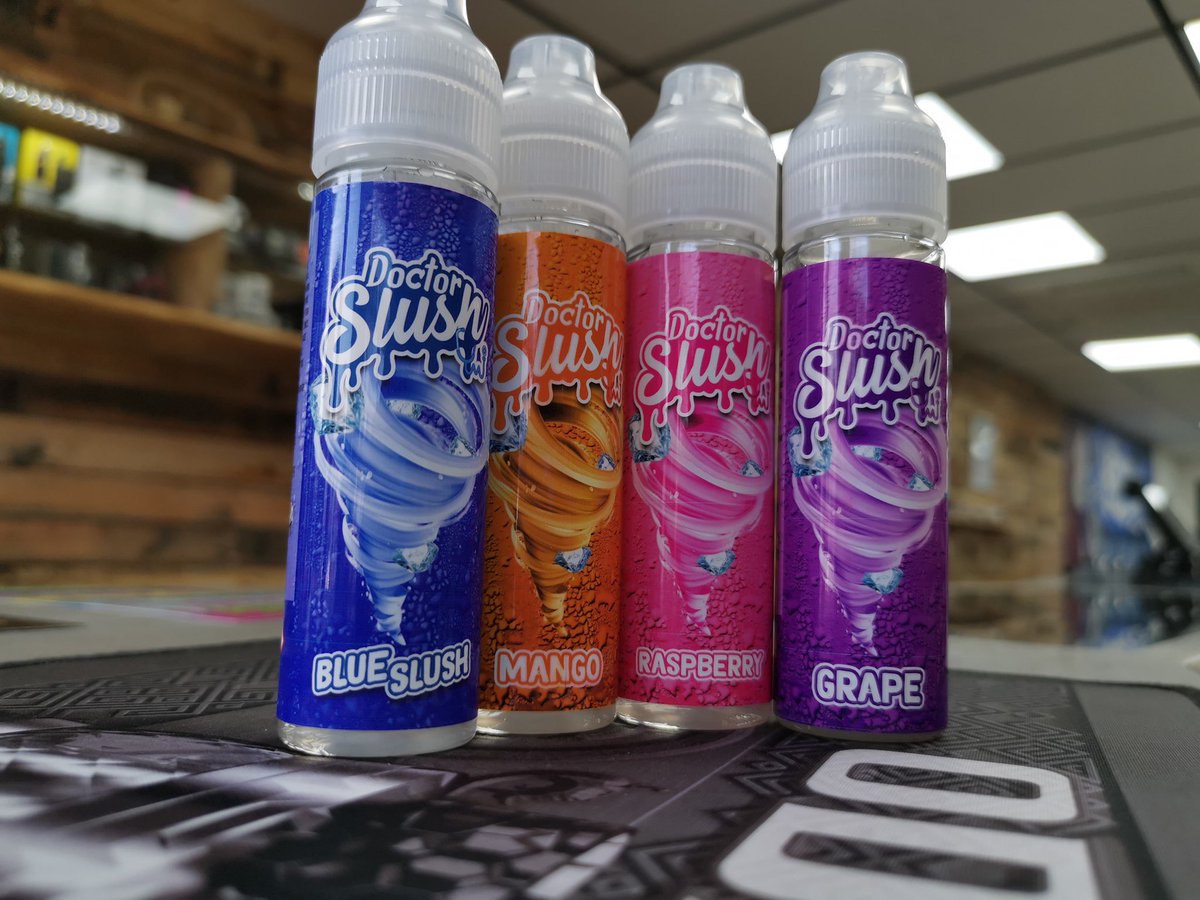 TheVapeBox1's tweet photo. Doctor Slush range. In 4 mouth watering flavours. 
Blue slush
Mango slush
Raspberry slush
Grape slush
60ml £9 each or 3 for £20

https://t.co/Mju6EfckSc

#TheVapeBox #vape #vapelife #vapenation #vapeporn #vapefam #vapecommunity #vapeon #vaping #vapers #vapetricks https://t.co/17C9LOlbjm