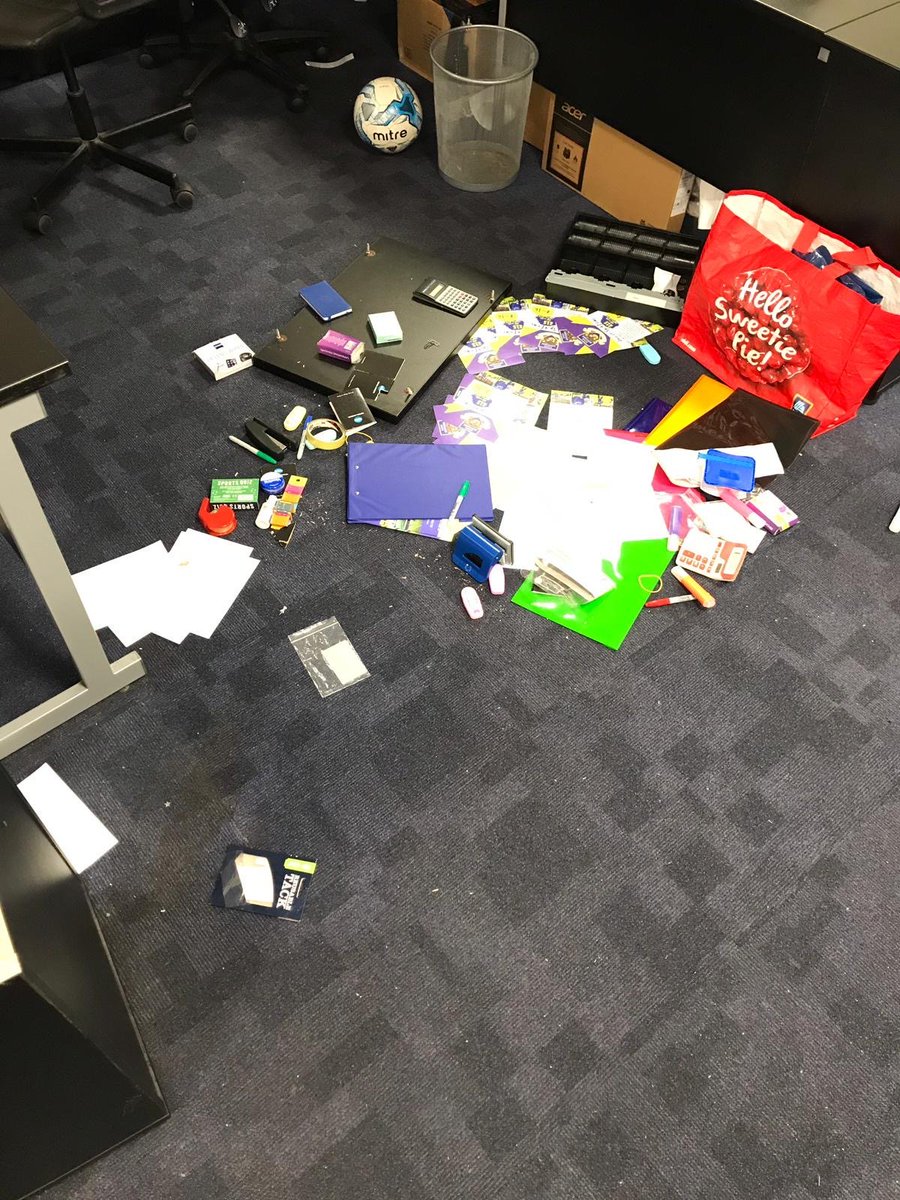 The club had taken necessary procedures to prevent this happening again.

As a result, nothing was available to these people except #PoppyAppeal donation tins.

Our 24/7 alarm was activated immediately.

Please continue to RT to bring justice for the damage caused.

#Spitfires