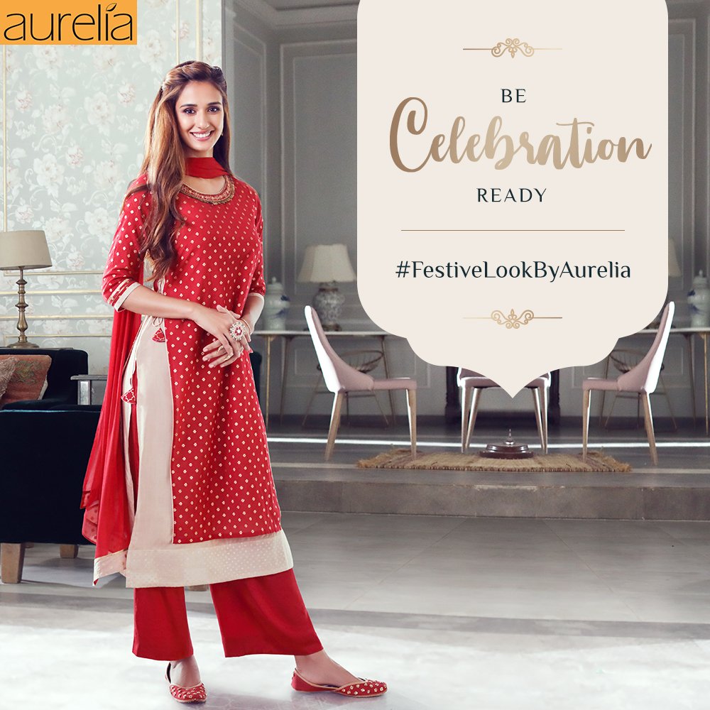 Aurelia | clothing, Disha Patani, kurta | Check out Disha Patani looking  glamorous in colourful festive kurtas from Aurelia's latest MF '19  collection! Get your Diwali look ready just in time for... |