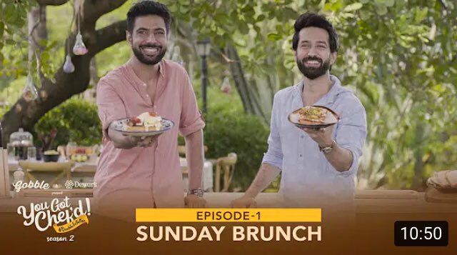 NakuulTribe's tweet photo. Voila! The very first episode of #YouGotChefd2, featuring our very own @NakuulMehta, is now live.
Watch Nakuul and Chef @ranveerbrar make their favourite egg dishes for a lazy brunch. 🍳

🔗 https://t.co/igCUt4DfjG

[#NakuulMehta #DoubleIsBetter #DewarsScotch] https://t.co/4vn59iPf24