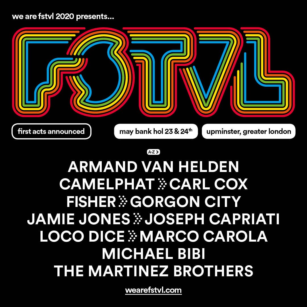 RT for a chance to WIN 4x Backstage XCLSV upgrades with £400 bar tab and artist meet &amp; greet! 🙌

We Are delighted to announce our first acts for #WeAreFSTVL2020! B I G! Tickets plans available from only £26!

Phase 1 tickets SELL OUT today. wearefstvl.com