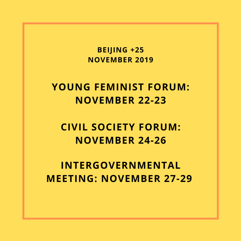 The countdown is on!📅 In less than three weeks we gather in Bangkok for the Young Feminist Forum, followed by the CSO Forum, and finally the Intergovernmental meeting. See ya soon! #Beijing25Years #Beijing25AsiaPacific #BPfA #BeijingPlus25 #feministswantsystemchange