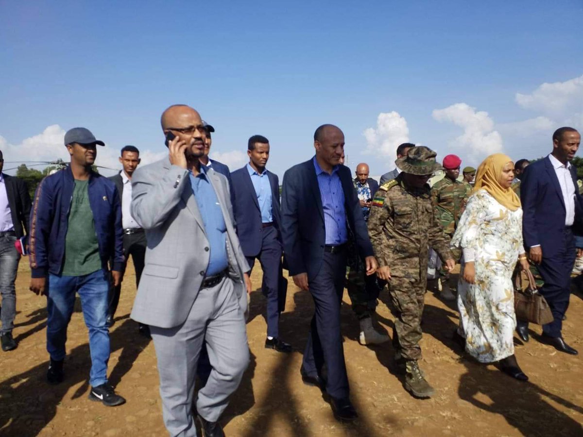 Seraba #Ethiopia:A delegation led by Min. of Peace Muferiat Kamil & Amhara ...