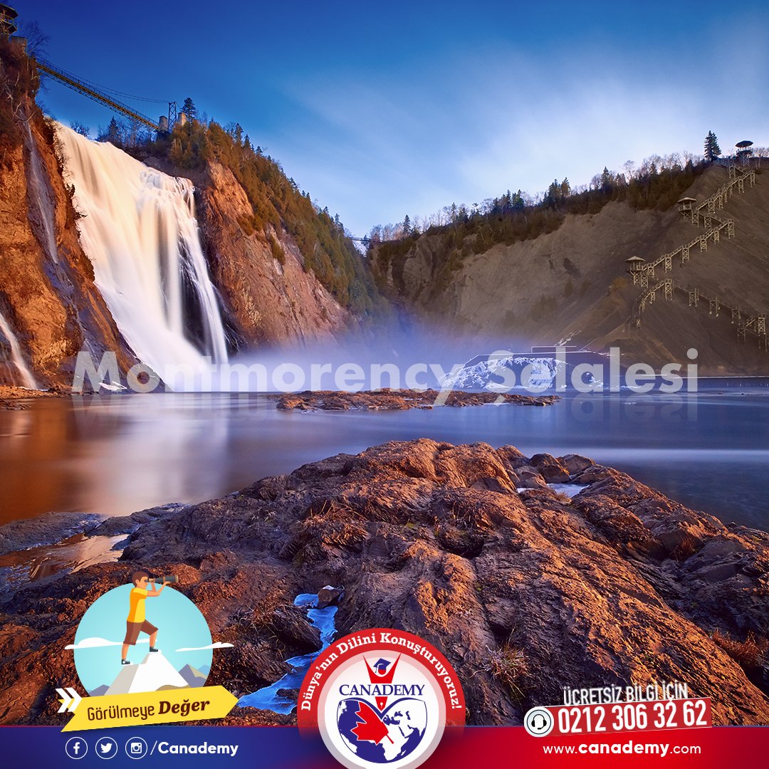 Canademy's tweet photo. Kanada’nın en güzel şehirlerinden Fransız güzeli Quebec. 🇨🇦💚 Şehir gezinizde Montmorency Şelaleleri görülmeye değer.🌟 Merkeze sadece 10 dakika uzaklıkta. Filmlere konu olmuş Niagara Şelalesi’nden çok daha yüksek. 🙊🤩

#görülmeyedeğer #kanada #canada #quebec https://t.co/6WN96TONtA