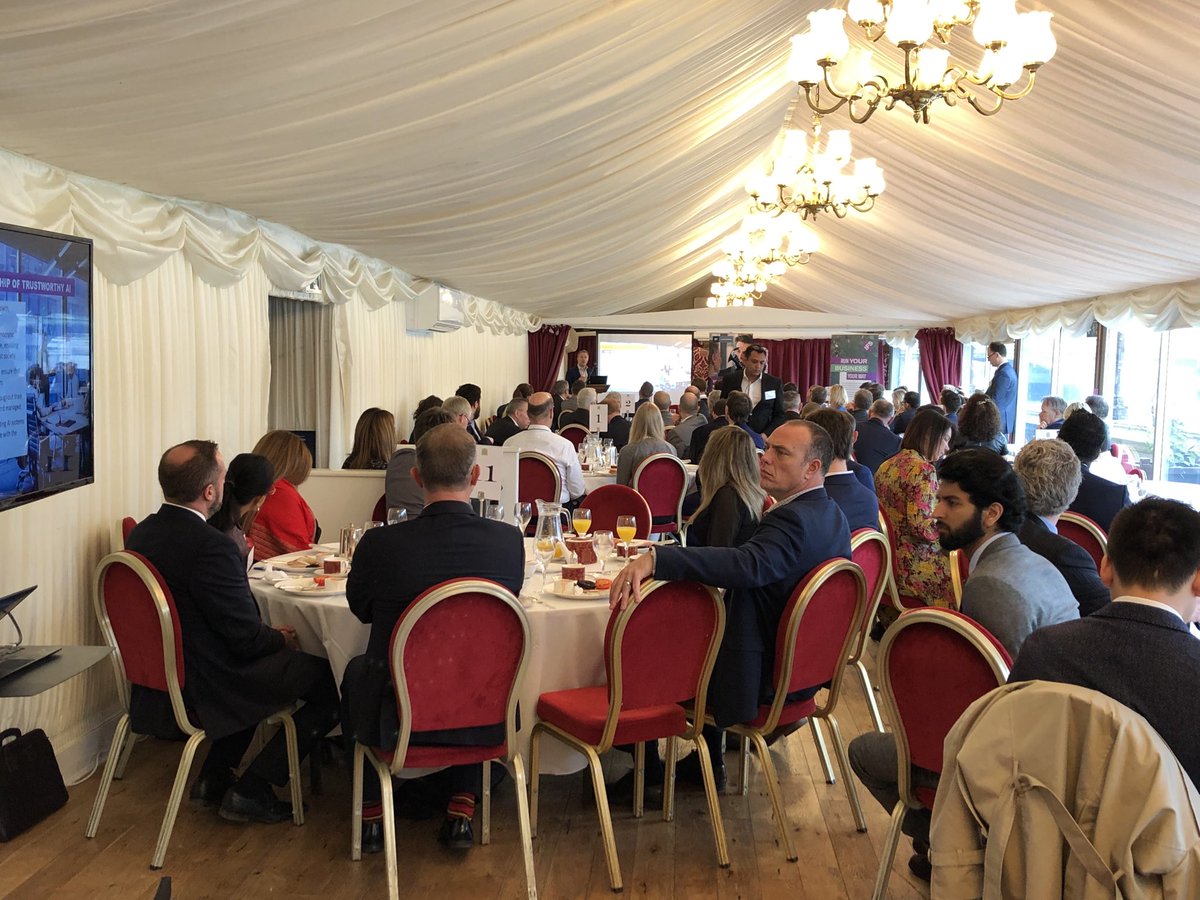 IFSUK's tweet photo. . @Dr_Bob_DeCaux VP of #AI @ifs delivers thought provoking keynote on AI and Next Gen #ERP at @The_IoD Breakfast Briefing @UKHouseofLords #data #deeplearning #FacialRecognition #modelinduction #stewardship of #AI #iodai https://t.co/pDz9LAxSR8