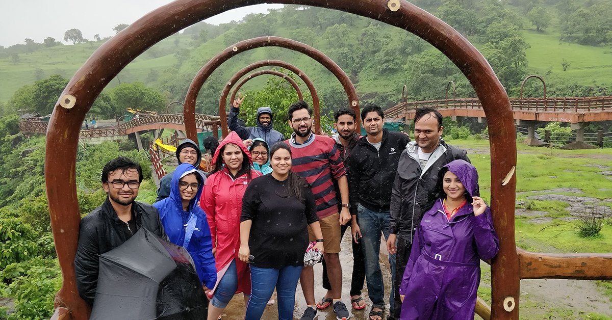 Amdocs's tweet photo. Amdocs' Pune NFV Deployment team enjoyed a #teambuilding trip to Bhandardara, where they went to Sandhan Valley & Randha Waterfall. What an incredible location for some team-building activities.
#iamdocs - are you? https://t.co/LBhNpV4u6T
#iamdocsIN #teamwork https://t.co/zAxDkdZnIs
