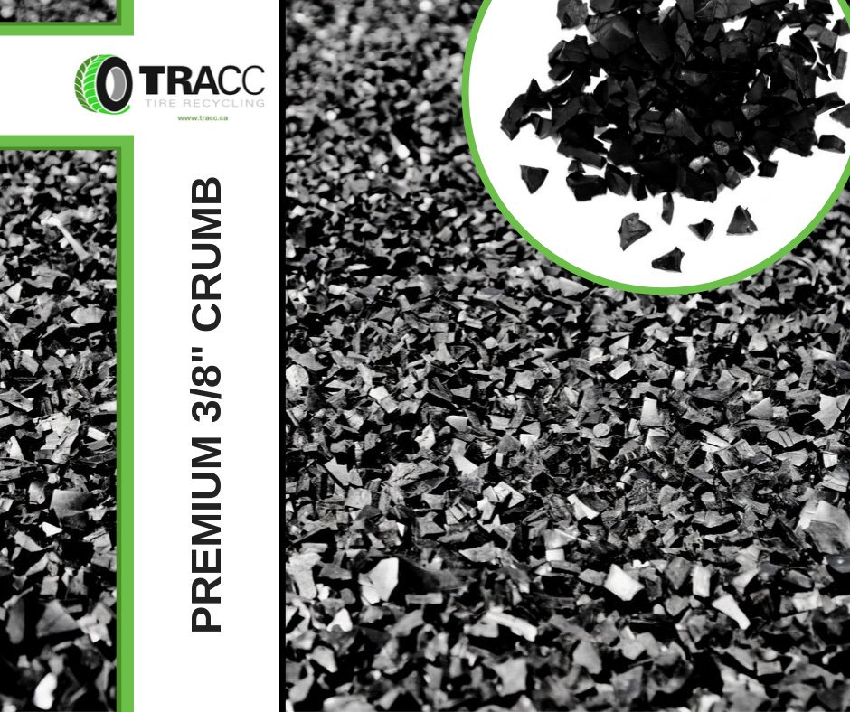 Our Premium 3/8" Crumb is a great alternative to crushed rock.♻️ Whether it's for decor in a garden, used for a path/walkway, or even used as drain tile, this sustainable and cost-effective solution could be just what you need!😎